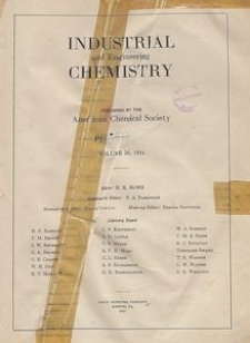Industrial and Engineering Chemistry : industrial edition, Vol. 26, No. 6