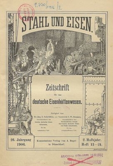 Stahl und Eisen, Jg. 26, No.13