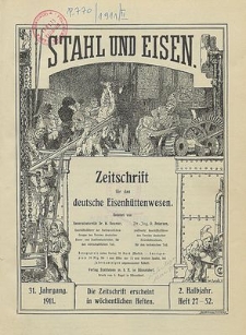 Stahl und Eisen, Jg. 31, Nr. 39