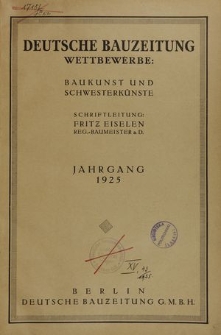 Deutsche Bauzeitung. Wettbewerbe: Baukunst und Schwesterkünste, Jg. 62, Nr. 12