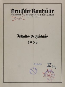 Deutsche Bauhütte : Zeitschrift der deutschen Architektenschaft, Jg. 43, H. 26