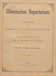 Chemisches Repertorium, Jg. 19, No. 13