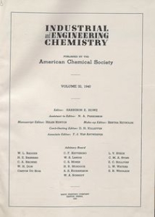 Industrial and Engineering Chemistry : industrial edition, Vol. 32, No. 11