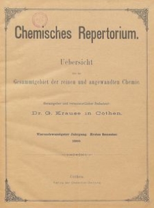 Chemisches Repertorium, Jg. 24, No. 20