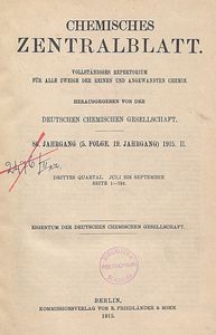 Chemisches Zentralblatt : vollständiges Repertorium für alle Zweige der reinen und angewandten Chemie, Jg. 86, Bd. 1, Autoren-Register