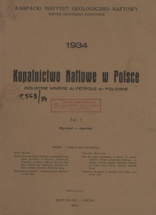 Kopalnictwo Naftowe w Polsce, R. 3, Nr. 3