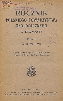 Rocznik Polskiego Towarzystwa Geologicznego, Tom 5 za rok 1928