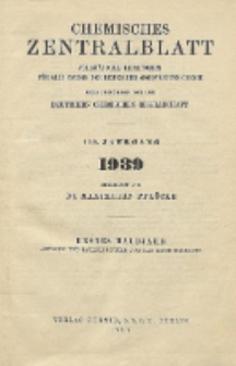 Chemisches Zentralblatt : vollständiges Repertorium für alle Zweige der reinen und angewandten Chemie, Jg. 110, Hb. 1, Autoren-Register