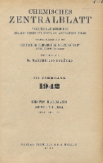 Chemisches Zentralblatt : vollständiges Repertorium für alle Zweige der reinen und angewandten Chemie, Jg. 113, Hb. 1, Nr. 14