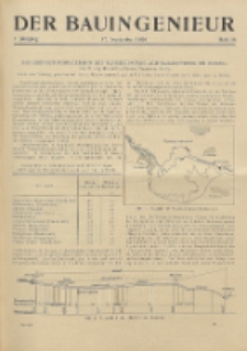 Der Bauingenieur : Zeitschrift für das gesamte Bauwesen, Jg. 7, Heft 38