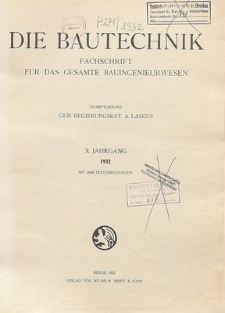 Die Bautechnik, Jg. 16, Heft 53/54