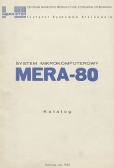 System komputerowy MERA-80 : katalog