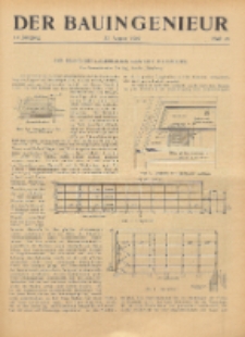 Der Bauingenieur : Zeitschrift für das gesamte Bauwesen, Jg. 10, Heft 35