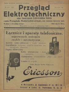 Przegląd Elektrotechniczny, R. 6, Z. 5