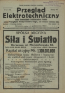 Przegląd Elektrotechniczny, R. 6, Z. 19