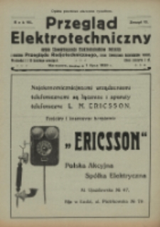 Przegląd Elektrotechniczny, R. 7, Z. 13