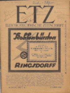Elektrotechnische Zeitschrift, Jg. 45, Heft 16