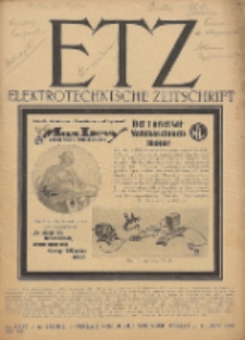Elektrotechnische Zeitschrift, Jg. 46, Heft 24