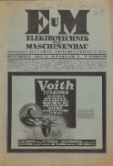 Elektrotechnik und Maschinenbau, Jg. 46, Heft 43