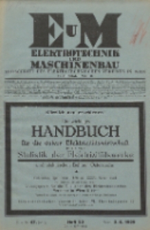 Elektrotechnik und Maschinenbau, Jg. 47, Heft 22