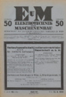 Elektrotechnik und Maschinenbau, Jg. 50, Heft 33