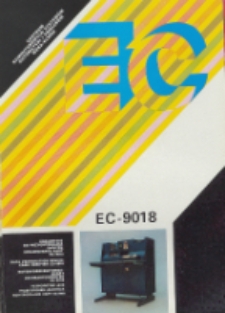 Urządzenie do przygotowania danych : sprawdzarka kart EC-9018