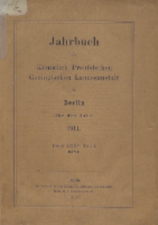 Jahrbuch der Königlich Preussischen Geologischen Landesanstalt zu Berlin für das Jahr 1914. Bd. 35, T. I, H. 3