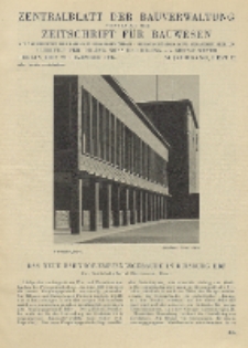 Zentralblatt der Bauverwaltung vereinigt mit Zeitschrift für Bauwesen : mit Nachrichten der Reichs- und Staatsbehörden. Jg. 54, H. 52