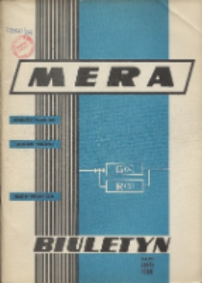 Biuletyn MERA : automatyka przemysłowa, aparatura pomiarowa, informatyka, R. 8, Nr 2 (84)