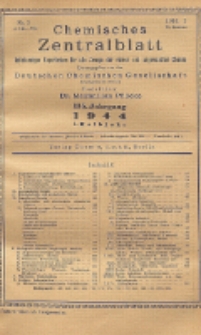 Chemisches Zentralblatt : vollständiges Repertorium für alle Zweige der reinen und angewandten Chemie, Jg. 115, Hb. 1, Nr. 3