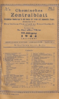 Chemisches Zentralblatt : vollständiges Repertorium für alle Zweige der reinen und angewandten Chemie, Jg. 115, Hb. 1, Nr. 4