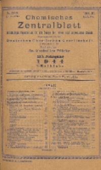 Chemisches Zentralblatt : vollständiges Repertorium für alle Zweige der reinen und angewandten Chemie, Jg. 115, Hb. 2, Nr. 23/24