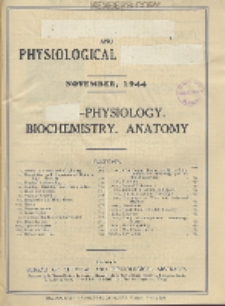 British Chemical and Physiological Abstracts. A. Pure Chemistry and Physiology. III. Physiology and Biochemistry (including Anatomy), November