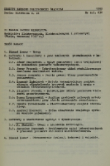 II Narada katedr miernictwa : Wydziałów: Elektrycznych, Elektronicznych i Automatyki (Wisła, wrzesień 1967 r.)