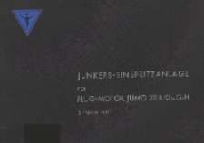 Junkers Einspritzanlage fur Flug-Motor Jumo 211 B/D u. G/H