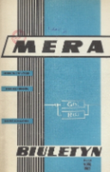 Biuletyn MERA : automatyka przemysłowa, aparatura pomiarowa, informatyka, R. 8, Nr 4 (86)