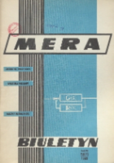Biuletyn MERA : automatyka przemysłowa, aparatura pomiarowa, informatyka, R. 8, Nr 5 (87)