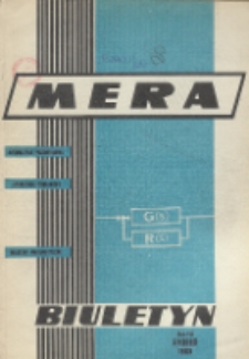 Biuletyn MERA : automatyka przemysłowa, aparatura pomiarowa, informatyka, R. 8, Nr 6-7 (88-89)