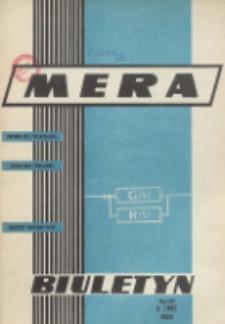 Biuletyn MERA : automatyka przemysłowa, aparatura pomiarowa, informatyka, R. 8, Nr 8 (90)