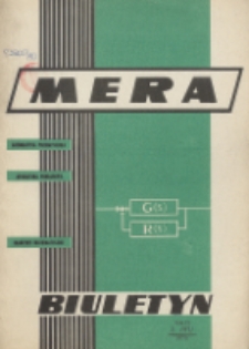 Biuletyn MERA : automatyka przemysłowa, aparatura pomiarowa, informatyka, R. 9, Nr 3 (97)