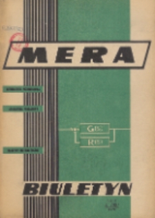 Biuletyn MERA : automatyka przemysłowa, aparatura pomiarowa, informatyka, R. 9, Nr 4 (98)