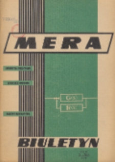 Biuletyn MERA : automatyka przemysłowa, aparatura pomiarowa, informatyka, R. 9, Nr 5 (99)