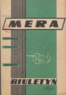 Biuletyn MERA : automatyka przemysłowa, aparatura pomiarowa, informatyka, R. 9, Nr 7-8 (101-102)