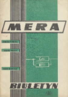 Biuletyn MERA : automatyka przemysłowa, aparatura pomiarowa, informatyka, R. 9, Nr 9 (103)