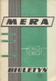 Biuletyn MERA : automatyka przemysłowa, aparatura pomiarowa, informatyka, R. 9, Nr 11 (105)
