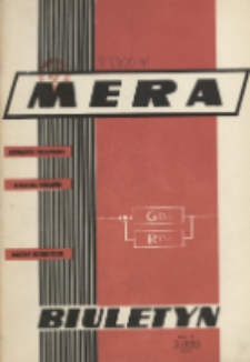 Biuletyn MERA : automatyka przemysłowa, aparatura pomiarowa, informatyka, R. 10, Nr 3 (109)