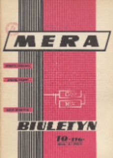 Biuletyn MERA : automatyka przemysłowa, aparatura pomiarowa, informatyka, R. 10, Nr 10 (116)