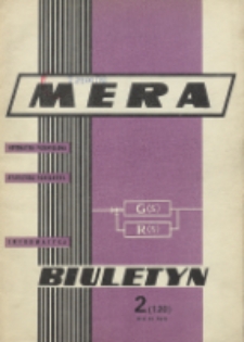 Biuletyn MERA : automatyka przemysłowa, aparatura pomiarowa, informatyka, R. 11, Nr 2 (120)
