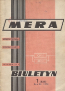 Biuletyn MERA : automatyka przemysłowa, aparatura pomiarowa, informatyka, R. 12, Nr 1 (131)
