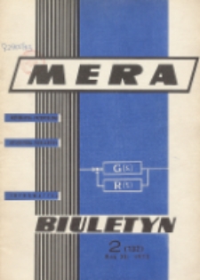 Biuletyn MERA : automatyka przemysłowa, aparatura pomiarowa, informatyka, R. 12, Nr 2 (132)
